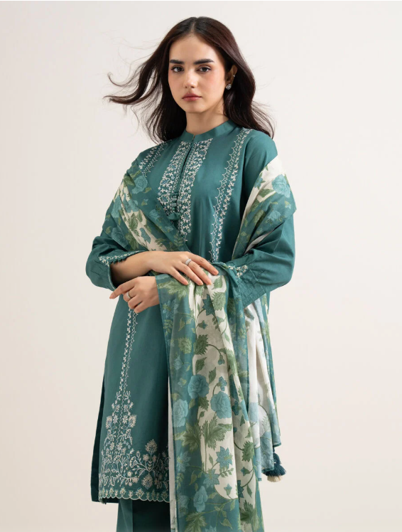 3 Piece - Embroidered Lawn Suit