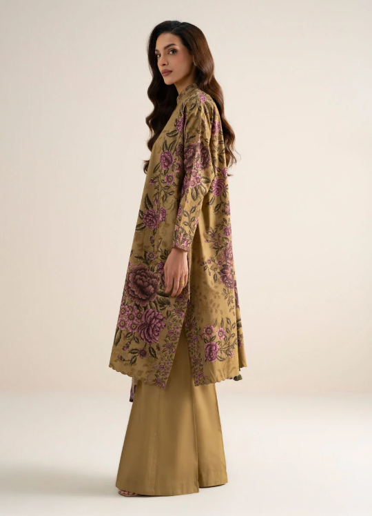 3 Piece - Printed Cotton Suit