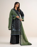 3 Piece - Embroidered Cotton Suit