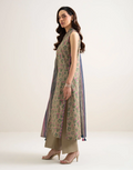3 Piece - Printed Cotton Suit