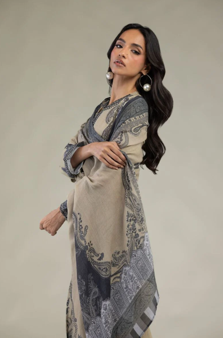 Embroidered | Textured Lawn Fabrics 3 Piece