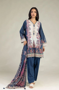 Embroidered | Textured Lawn Fabrics 3 Piece
