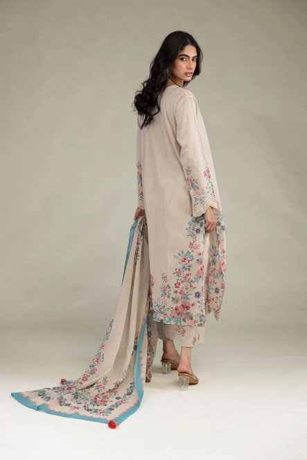 Embroidered | Lawn Fabrics 3 Piece