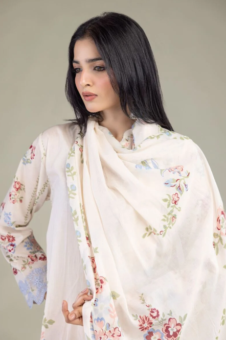 Embroidered | Lawn Fabrics 3 Piece