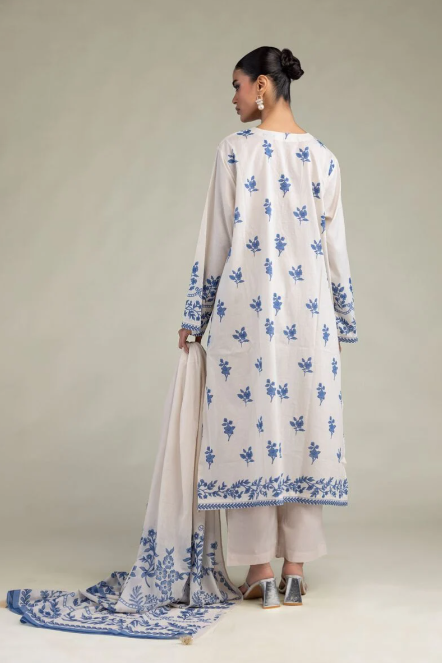Embroidered | Lawn Fabrics 3 Piece