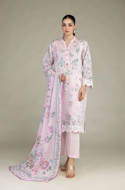 Embroidered | Lawn Fabrics 3 Piece