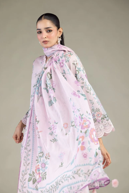 Embroidered | Lawn Fabrics 3 Piece