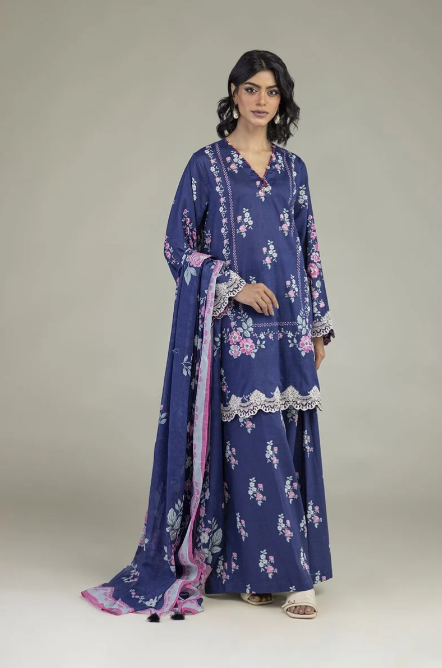 Embroidered | Lawn Fabrics 3 Piece