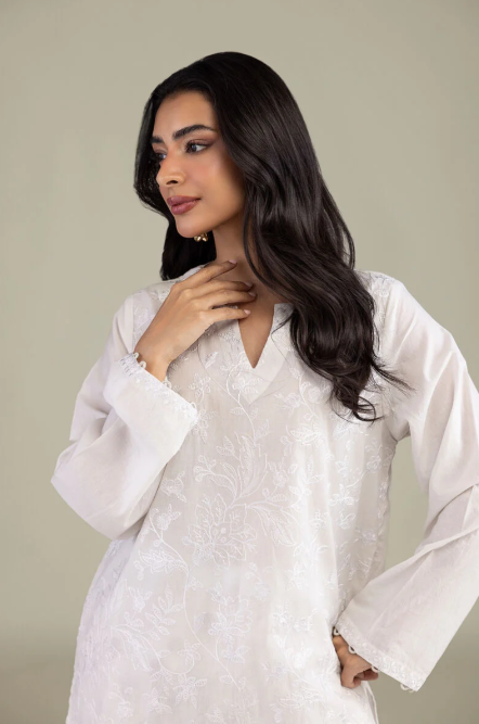 Embroidered | Cambric Fabrics 2 Piece | Top and Bottom