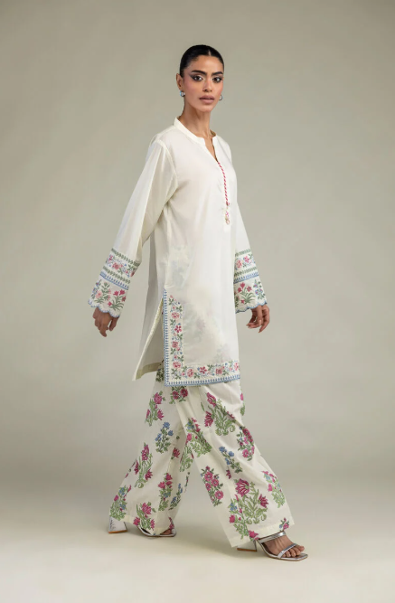 Embroidered | Cambric Fabrics 2 Piece | Top and Bottom