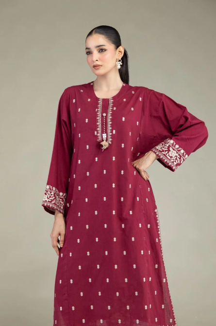 Embroidered | Cambric Fabrics 2 Piece | Top and Bottom