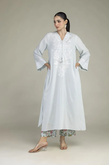 Embroidered | Cambric Fabrics 2 Piece | Top and Bottom