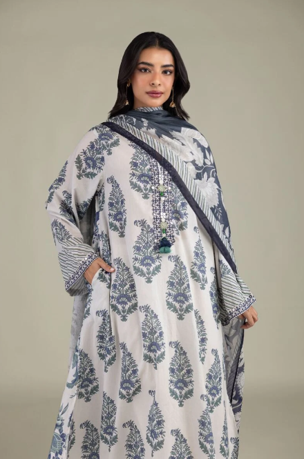 Embroidered | Lawn Fabrics 3 Piece
