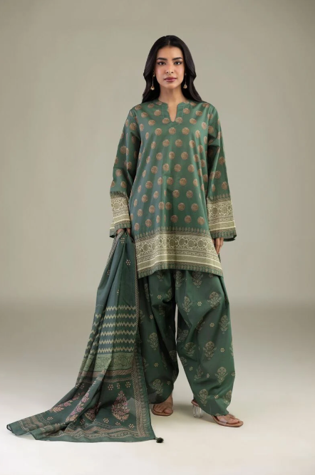 Printed | Cambric Fabrics 3 Piece
