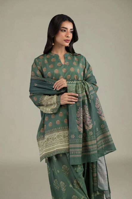Printed | Cambric Fabrics 3 Piece