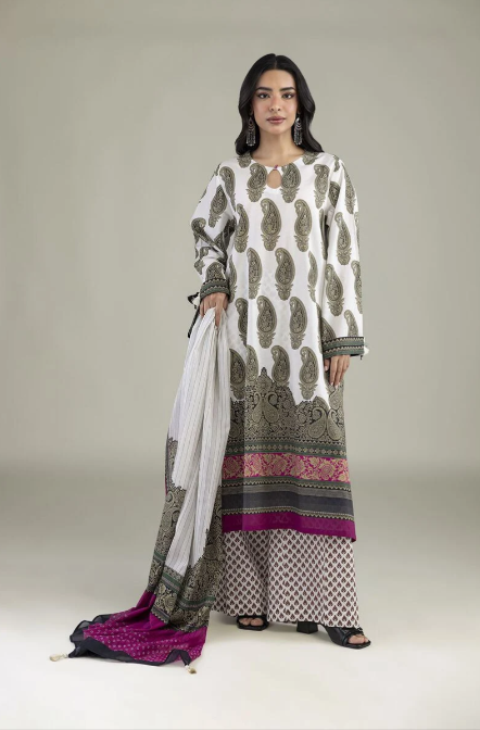 Printed | Cambric Fabrics 3 Piece
