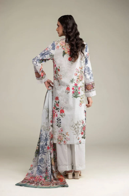 Embroidered | Cambric Fabrics 3 Piece