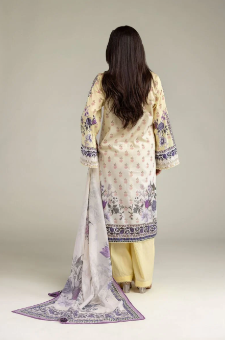 Embroidered | Cambric Fabrics 3 Piece