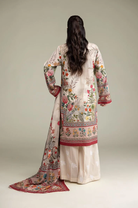 Embroidered | Cambric Fabrics 3 Piece