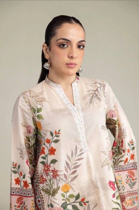 Embroidered | Cambric Fabrics 3 Piece