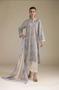Embroidered | Cambric Fabrics 3 Piece