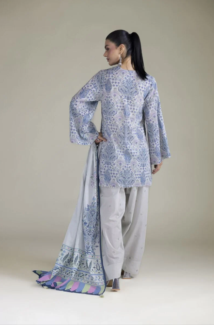 Embroidered | Cambric Fabrics 3 Piece