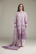 Embroidered | Cambric Fabrics 3 Piece