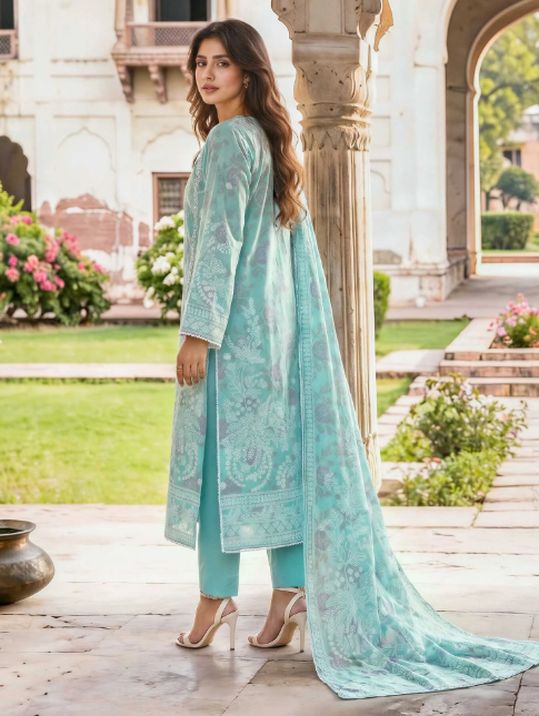 3-Piece Lawn Paste Suit
