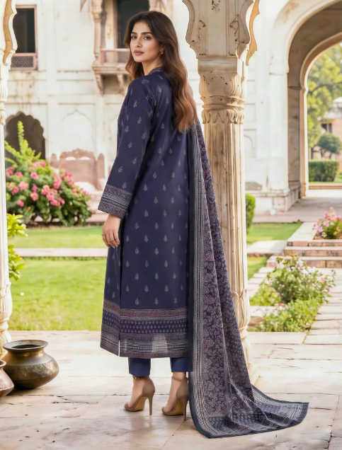 3 Piece Lawn Suit