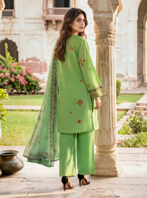 3 Piece Lawn Suit