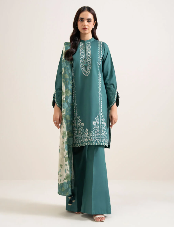 3 Piece - Embroidered Lawn Suit